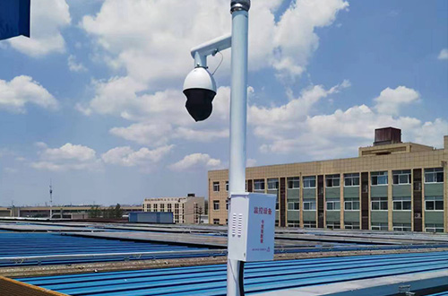 阜阳屋顶新能源发电4G监控球机摄像头